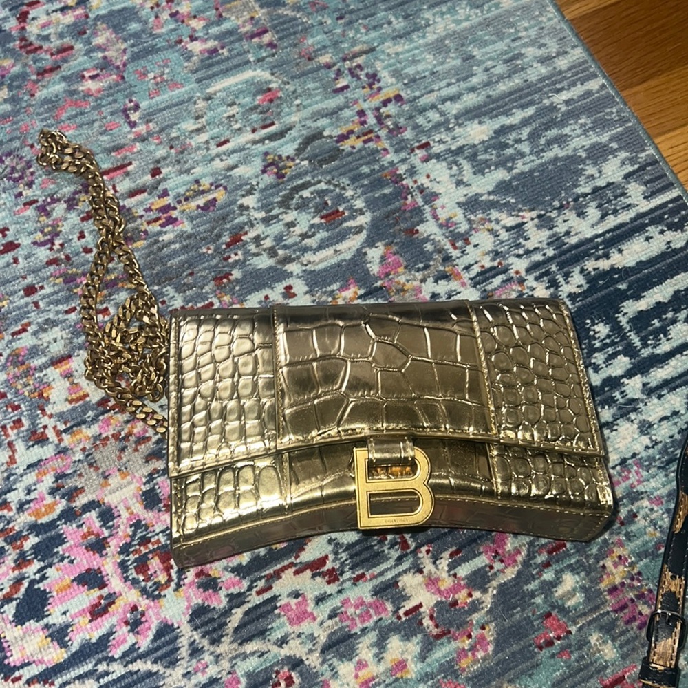 SOLD XXX Balenciaga gold hourglass